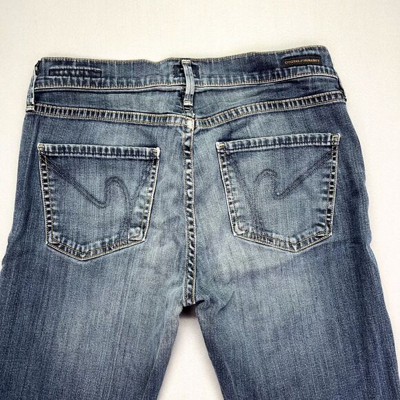 Citizens of Humanity Thompson Medium Rise Cropped‎ Skinny Jeans Size 27 - Picture 13 of 16